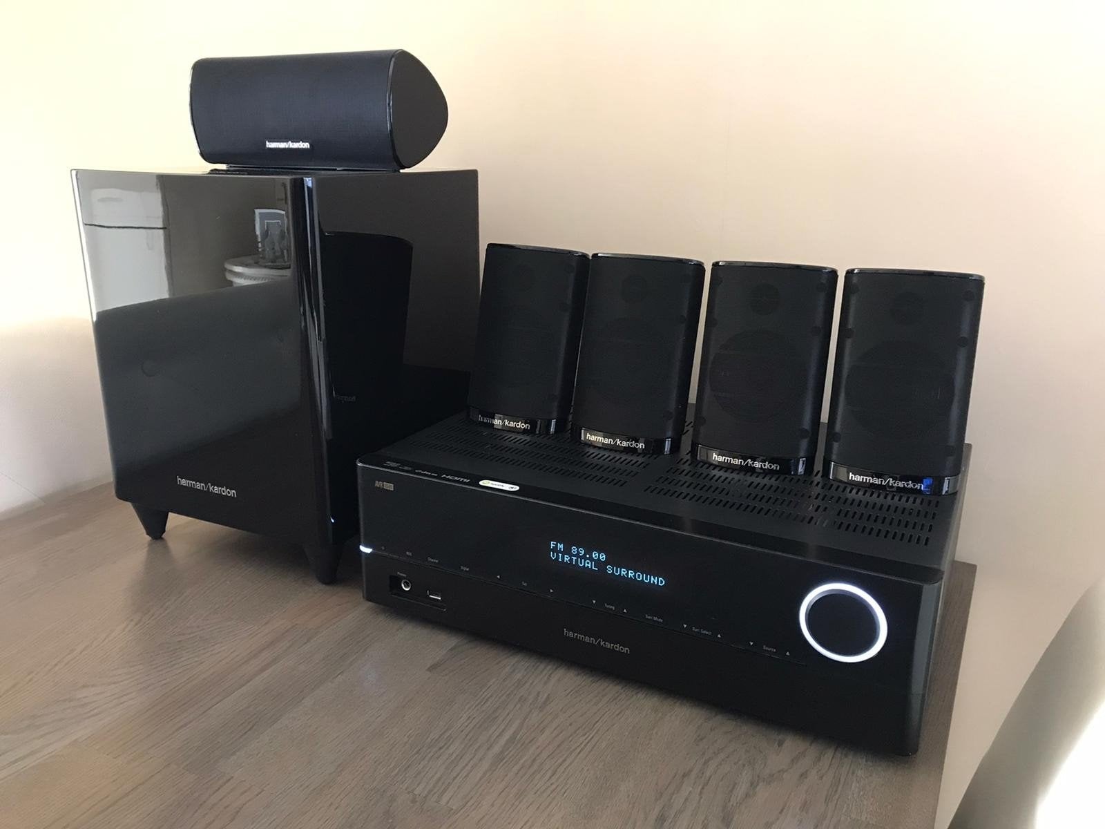 harman kardon 5.1 set met Bluetooth streaming usb, Overige merken, Blu-ray-speler, 70 watt of meer, Ophalen of Verzenden