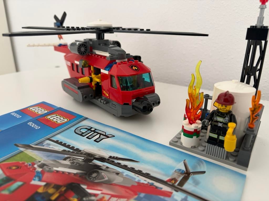 Lego City Brandweer met uitbreiding, Ophalen, Gebruikt