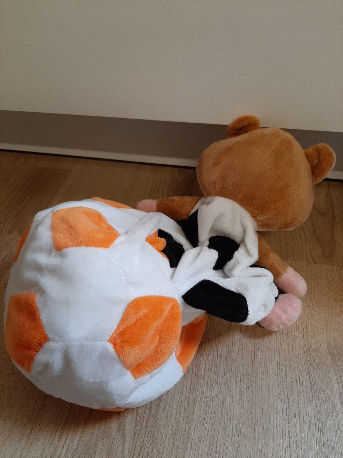 AH hamster knuffel omkeerbaar voetbal, Ophalen of Verzenden, Overige typen