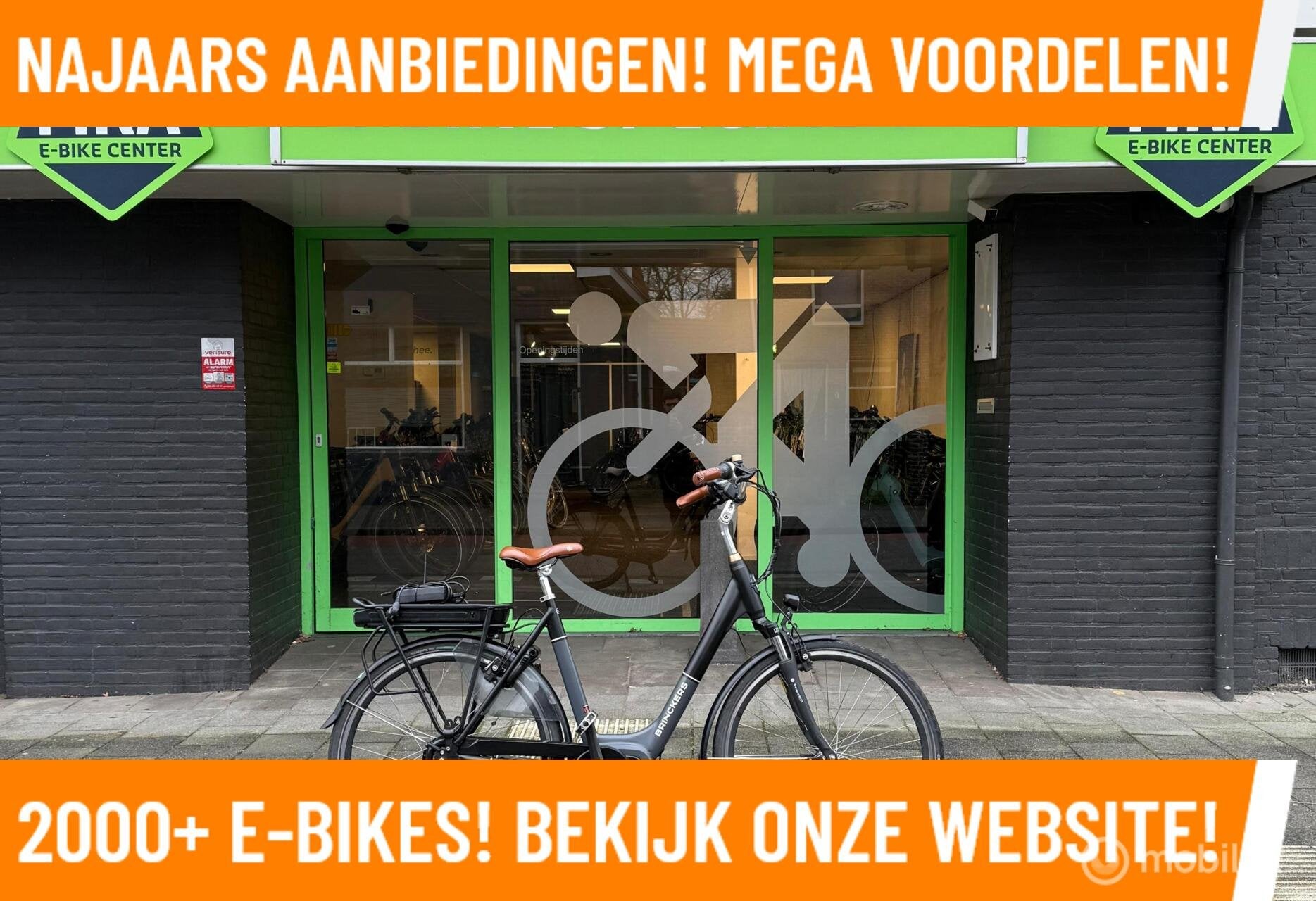 Brinckers Bretagne M330 Elektrische fiets met Bafang Motor!, Zo goed als nieuw, 50 km per accu of meer, Brinckers