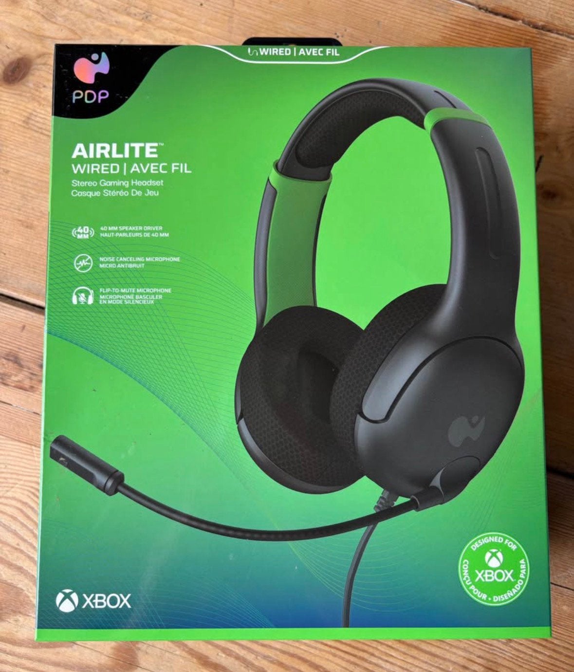 Stereo gaming headset voor Xbox, Computers en Software, Ophalen of Verzenden, Gaming headset, Nieuw