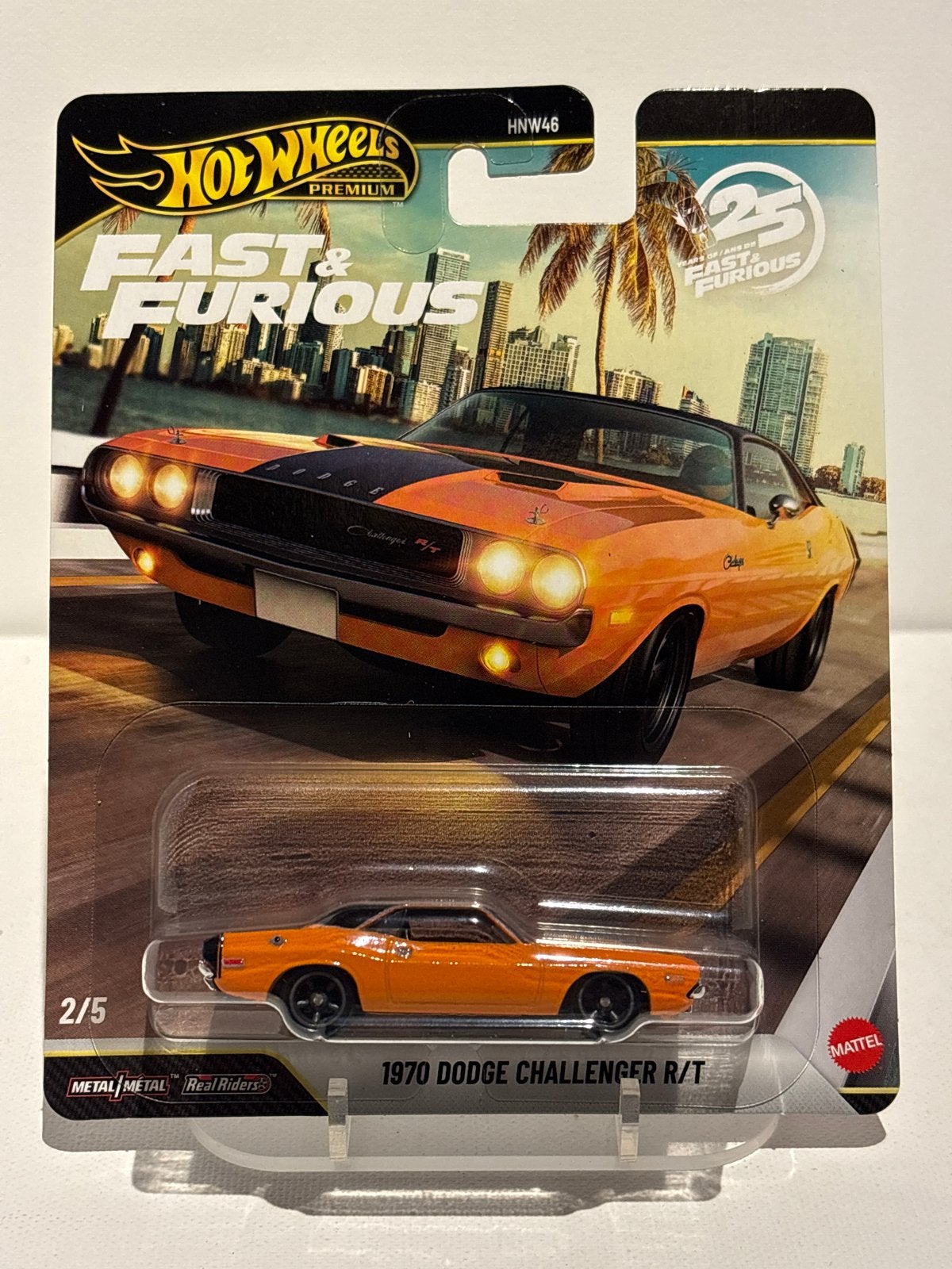 Hot Wheels Premium Fast & Furious 1970 Dodge Challenger R/T, Auto, Nieuw, Ophalen of Verzenden, Mattel
