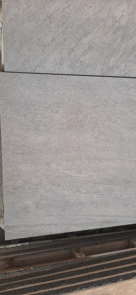 Keramiek tegel 60x60x3 Grijs, Tuin en Terras, Tegels en Klinkers, Ophalen, Nieuw, Keramiek, Terrastegels