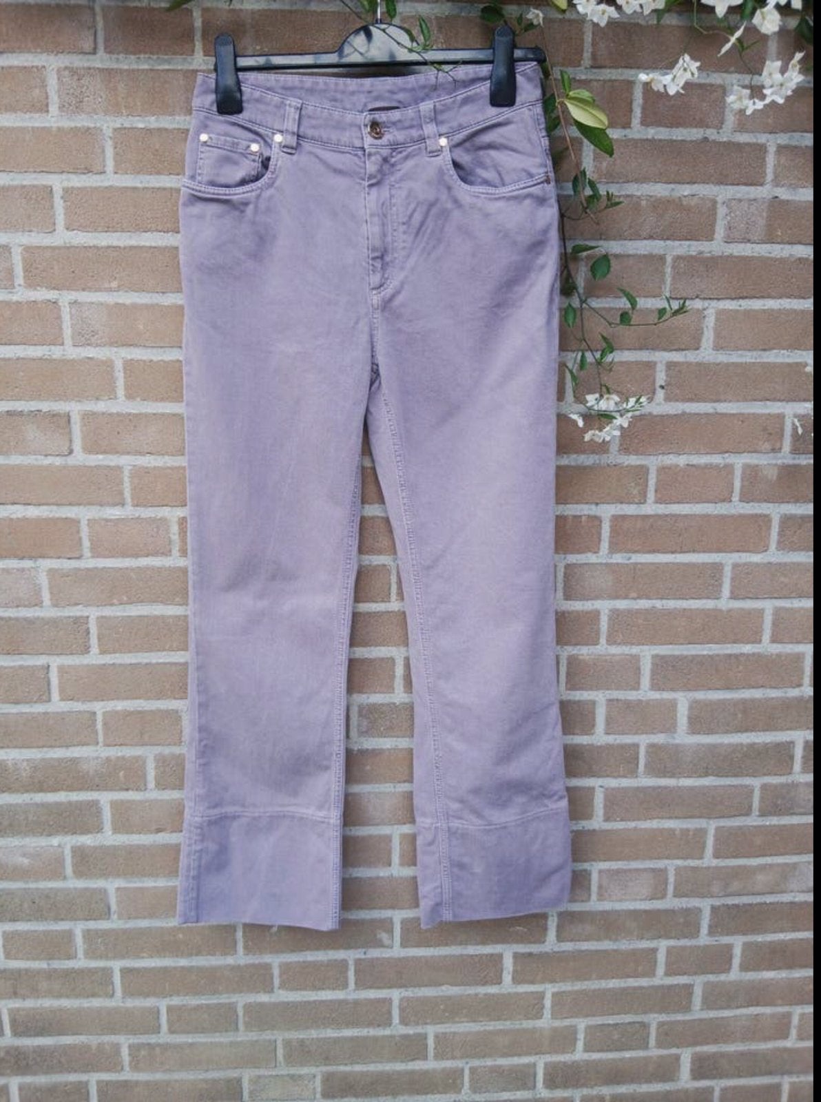 Brunello cucinelli broek, Kleding | Dames, Paars, Ophalen of Verzenden, Zo goed als nieuw, Maat 36 (S)