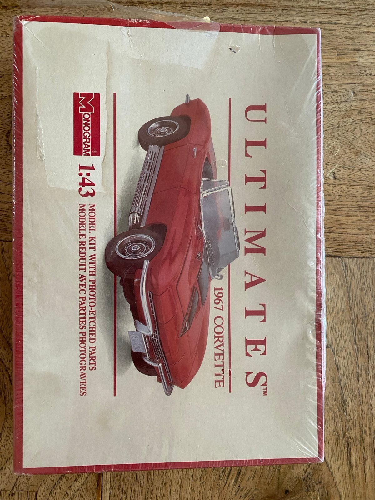 Monogram 1:43 1967 Corvette Modelbouwkit Nieuw, Ophalen, Nieuw, Auto, Overige merken