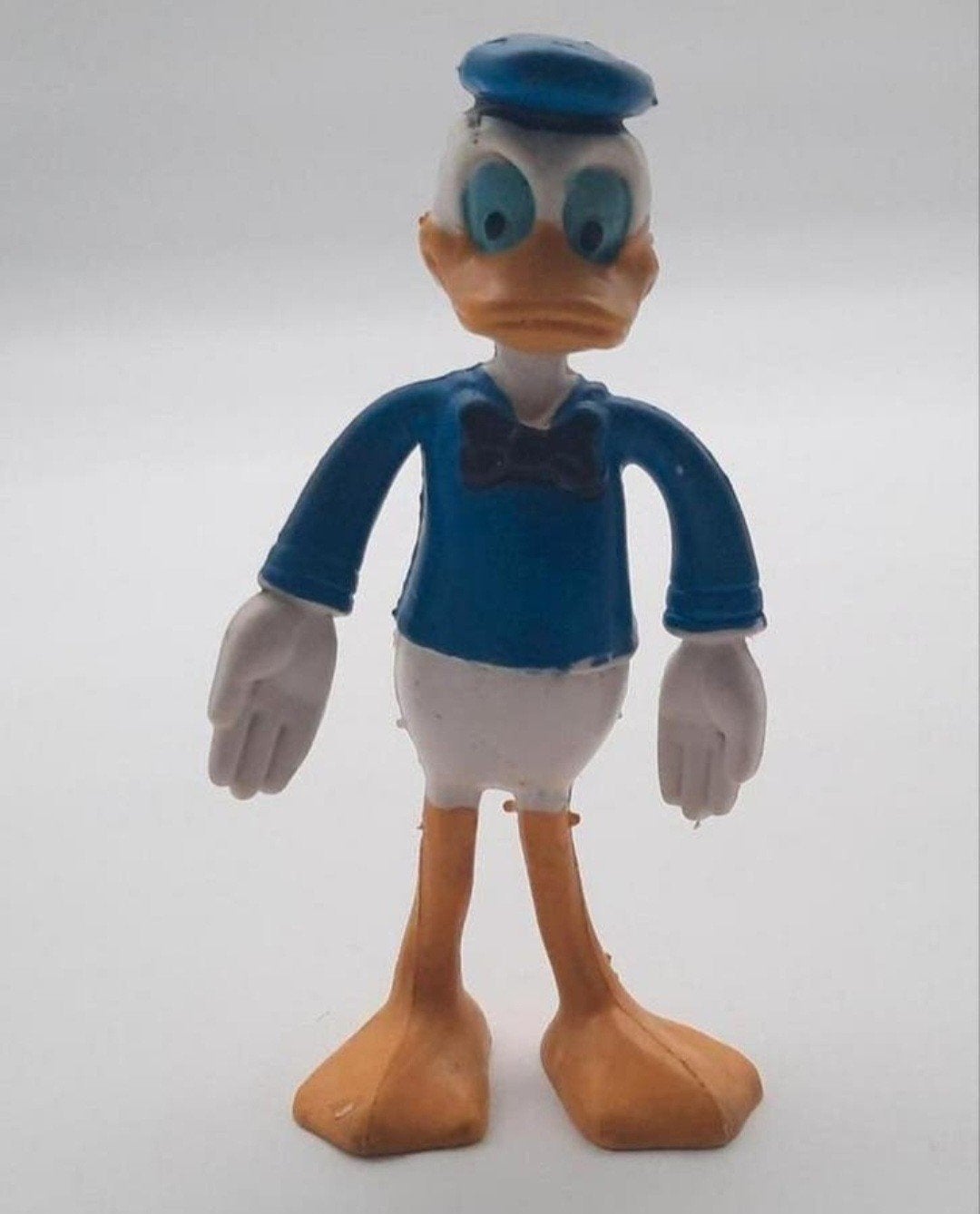 Vintage Donald Duck Buigpop Brabo, Verzamelen, Disney, Ophalen of Verzenden, Donald Duck, Gebruikt, Beeldje of Figuurtje