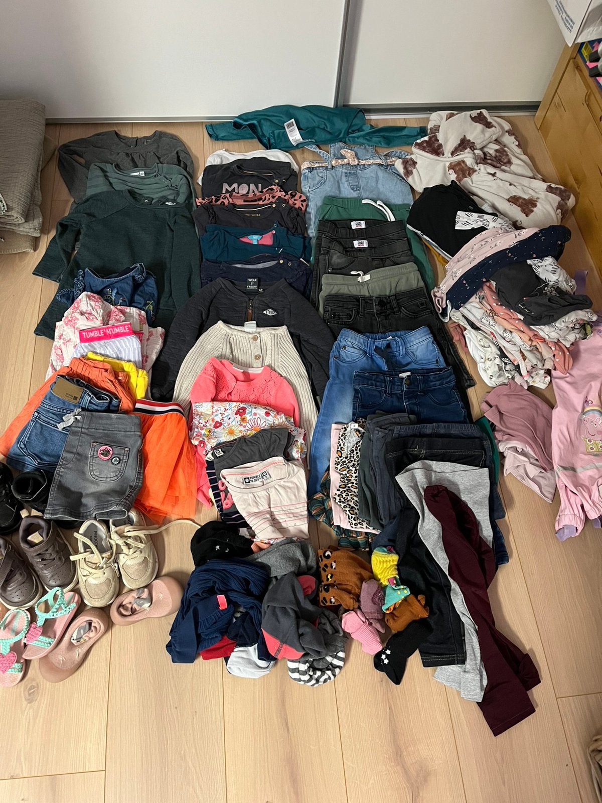 Kledingpakket baby/kinderkleding (sommige als nieuw), Ophalen, Gebruikt, Maat 92