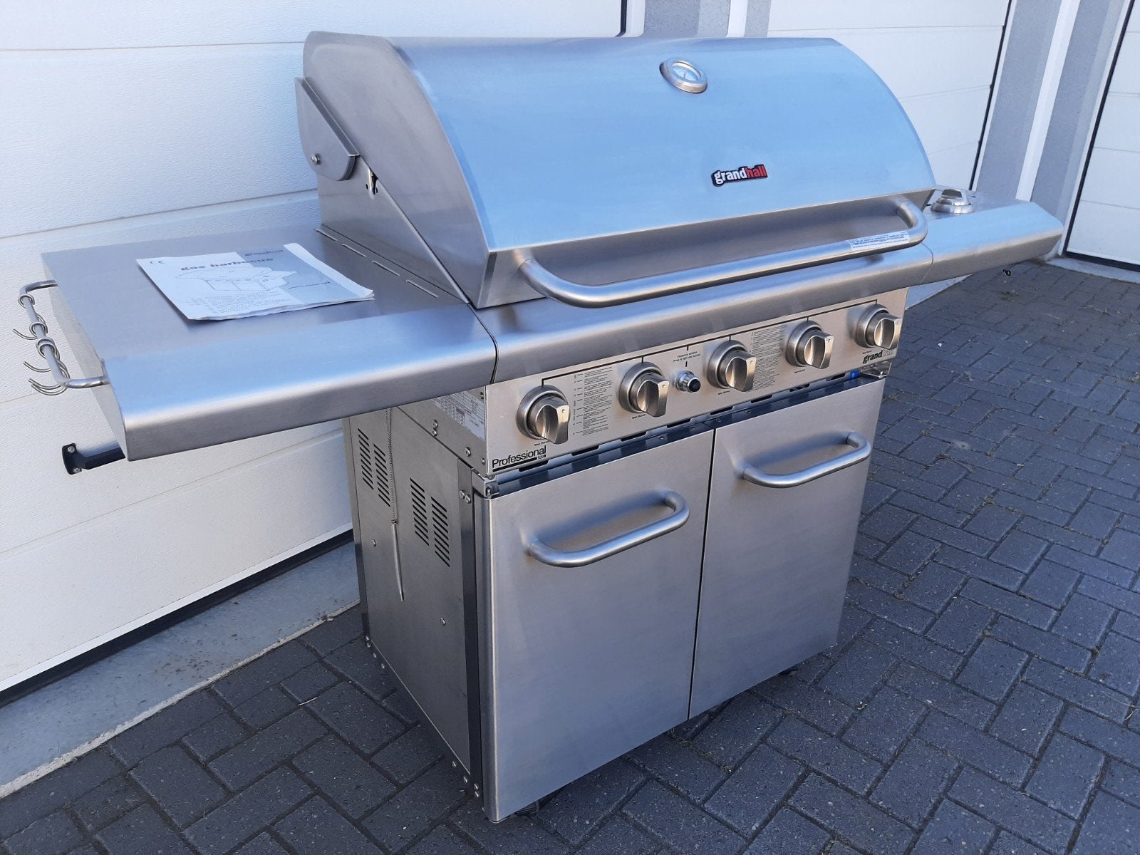 Te koop RVS professionele BBQ Grandhall, Ophalen, Nieuw, Gas