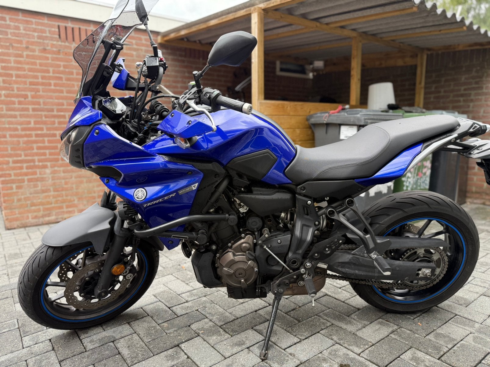 Yamaha MT 07 tracer blauw, Ophalen