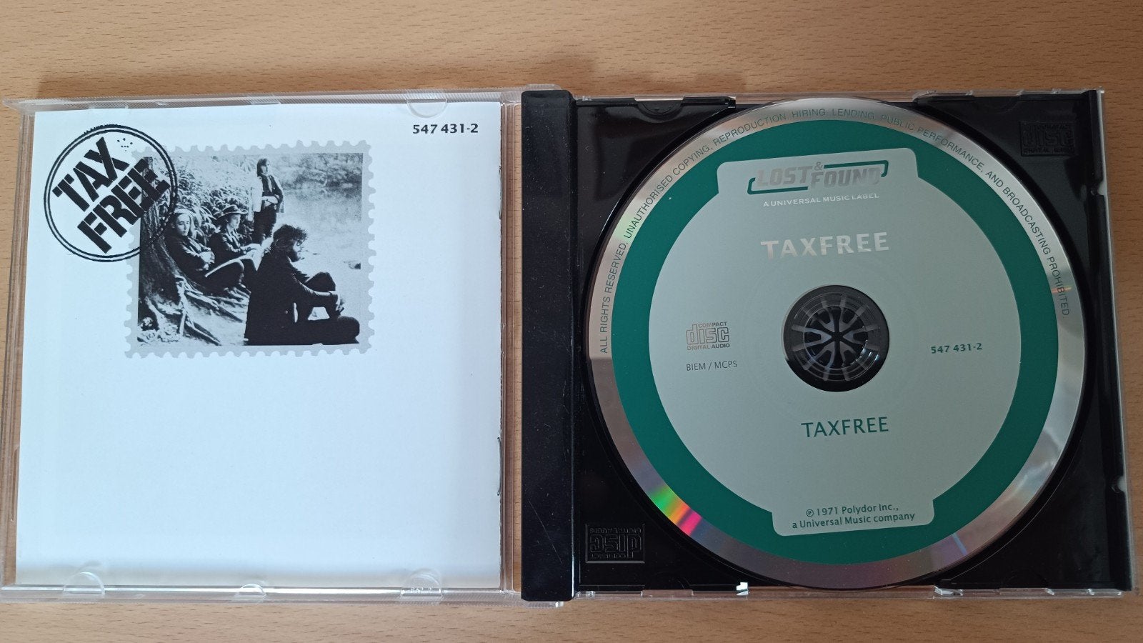 Taxfree - Wally Tax - Lostfound CD (Pop/Rock), Cd's en Dvd's, Ophalen of Verzenden, Pop, Inclusief boekje
