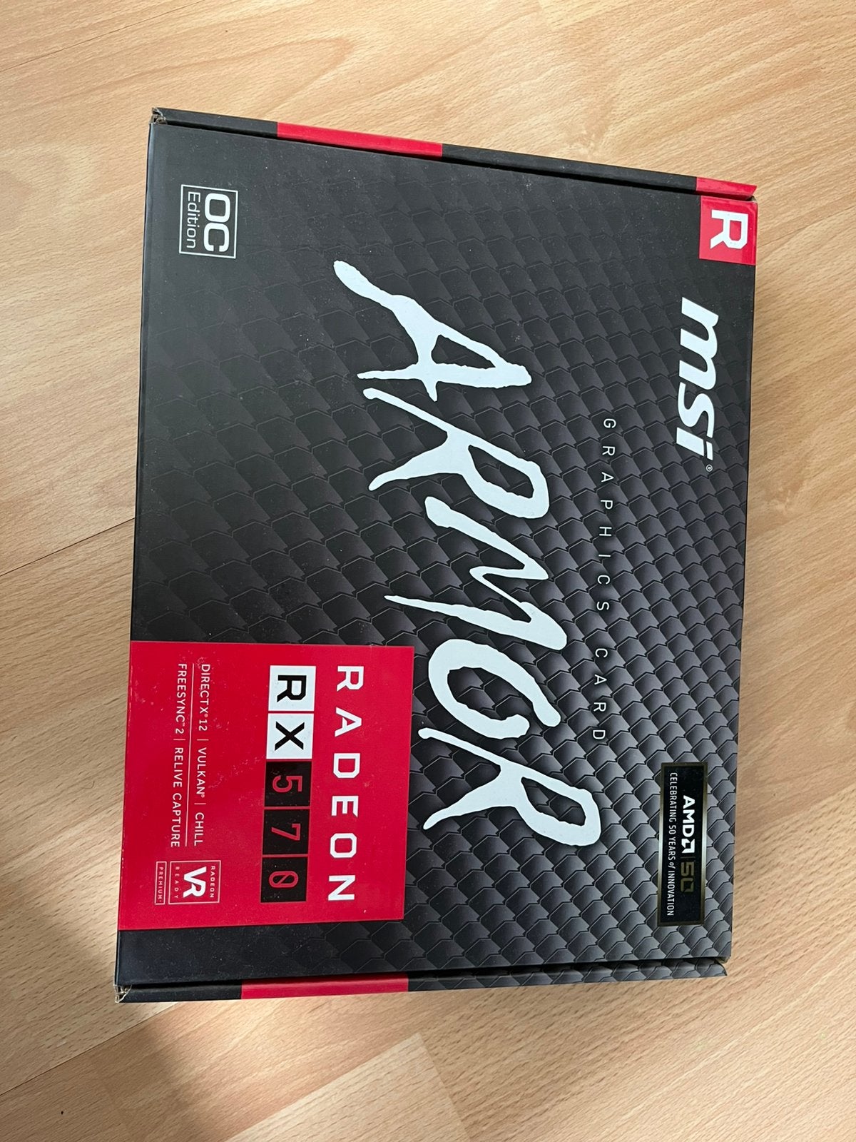 MSI Radeon RX570 armor 8GB, Computers en Software, Videokaarten, Gebruikt, PCI, GDDR5, DVI, Ophalen of Verzenden