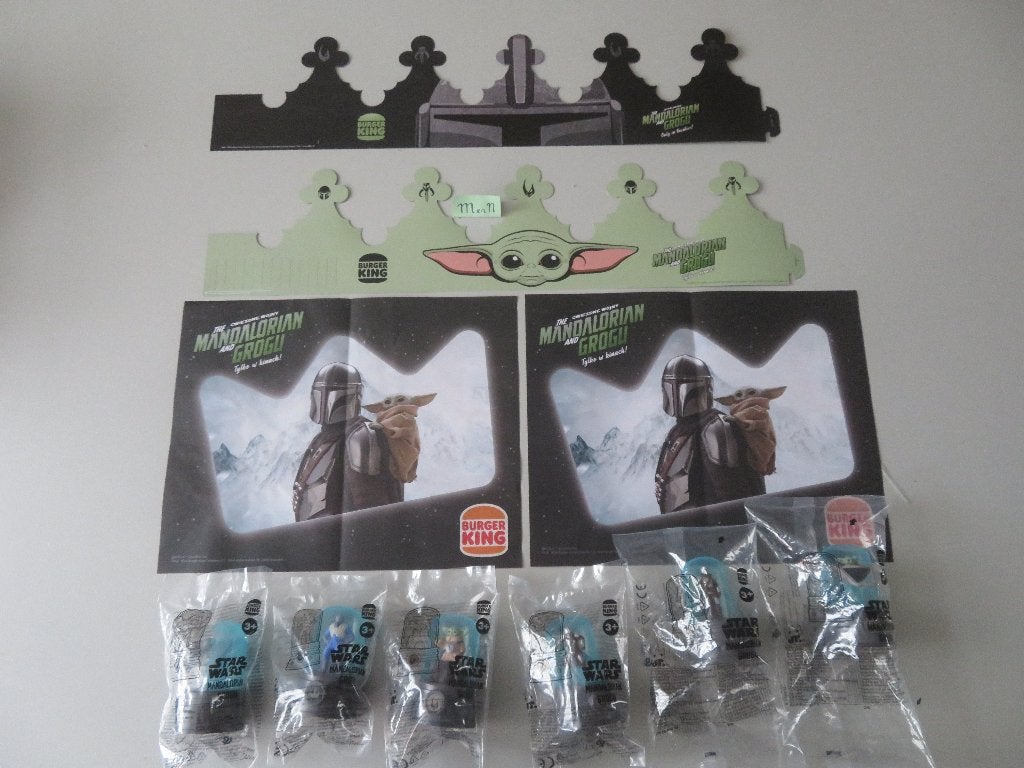 6 ongeopend Star Wars The Mandalorian Grogu Burger King 2026, Ophalen, Nieuw, Overige typen