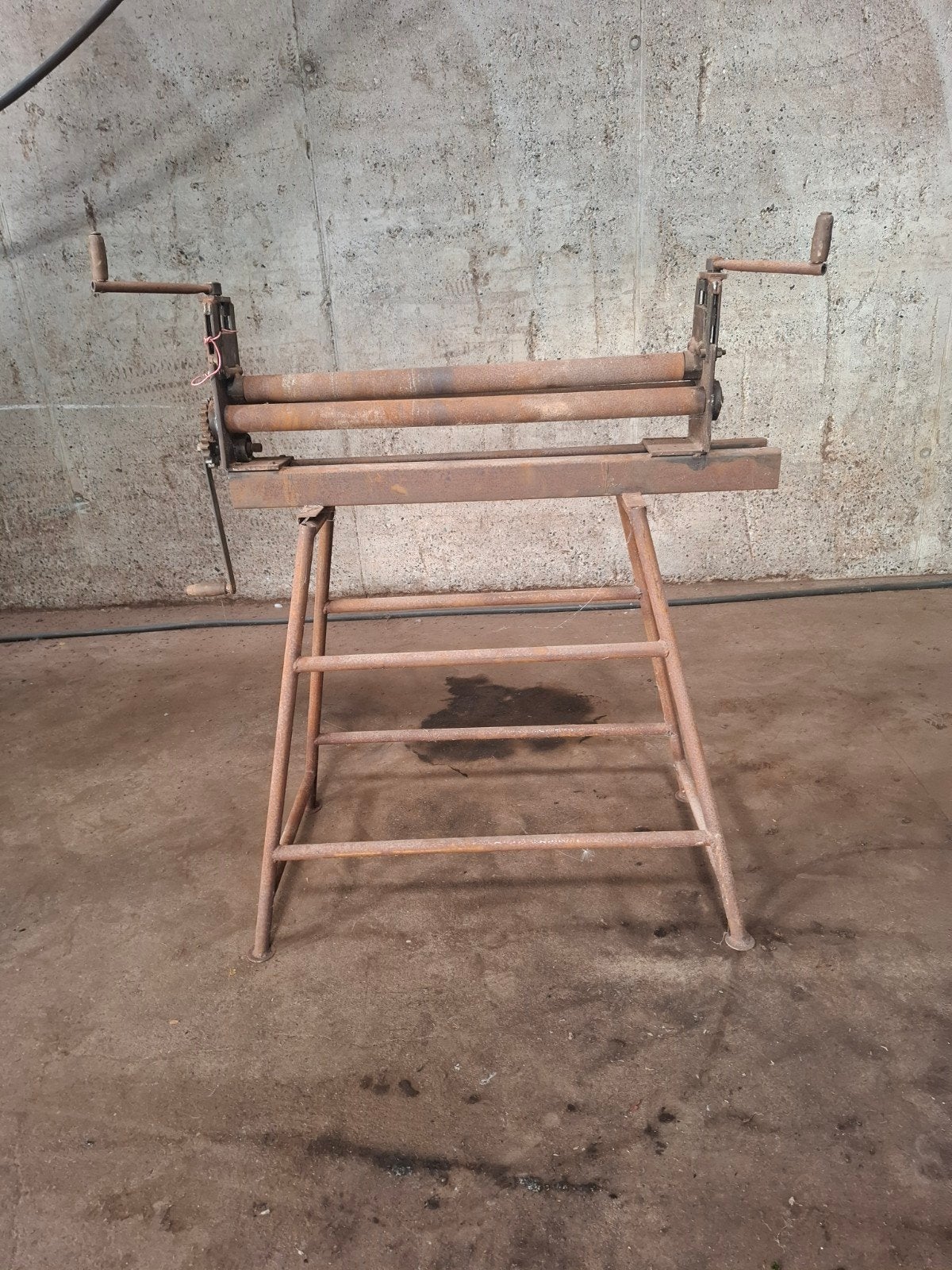 Handmatige platenwals / buigmachine, Ophalen, Gebruikt