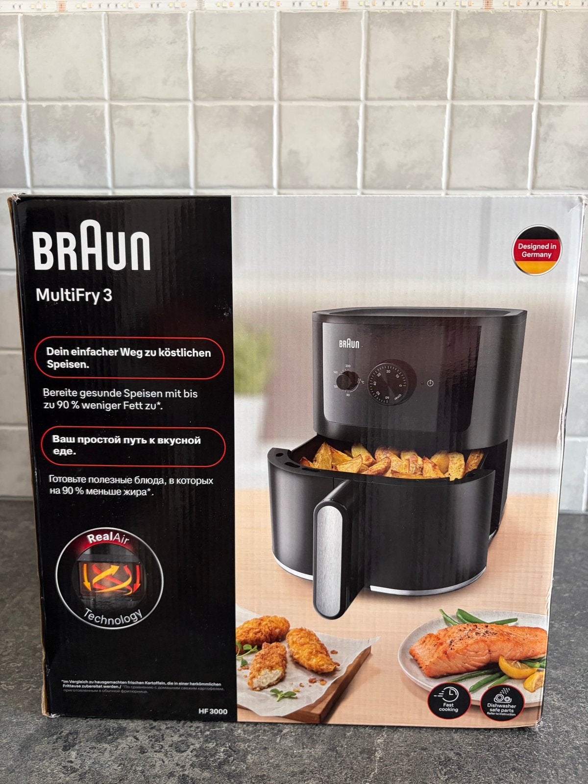 Braun MultiFry 3 Airfryer - Nieuw in doos, Ophalen of Verzenden, Nieuw, Airfryer, 1000 t/m 1499 gram