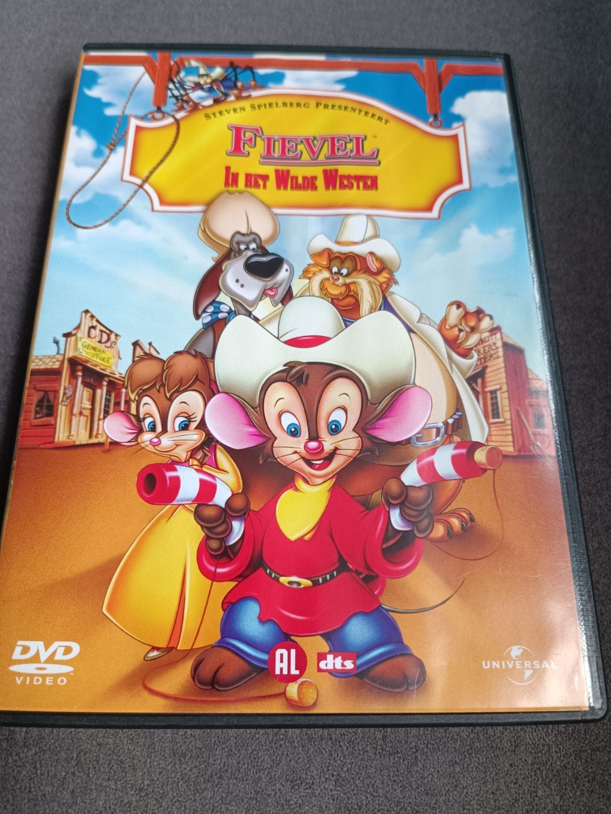 Fievel in het wilde westen - dvd, Alle leeftijden, Ophalen of Verzenden, Zo goed als nieuw, Europees