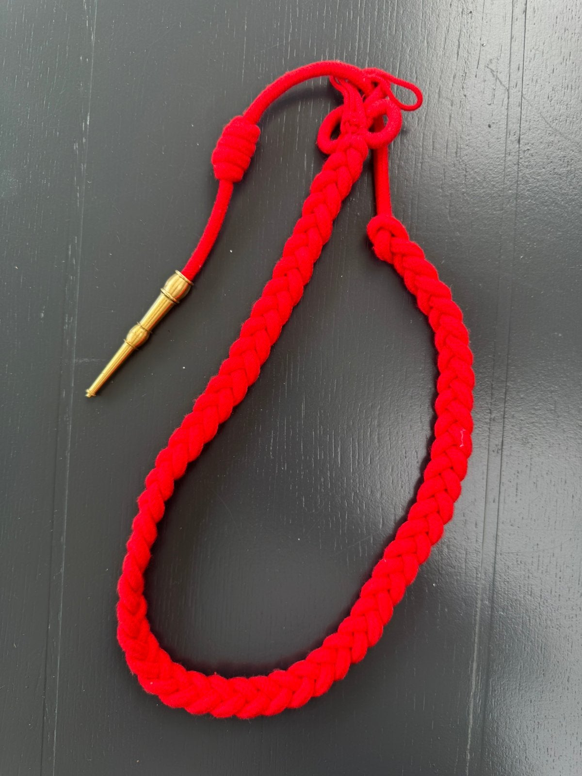 Rood erekoord, Frankrijk?, Ophalen of Verzenden, Overige soorten, Overige gebieden, Kleding of Schoenen