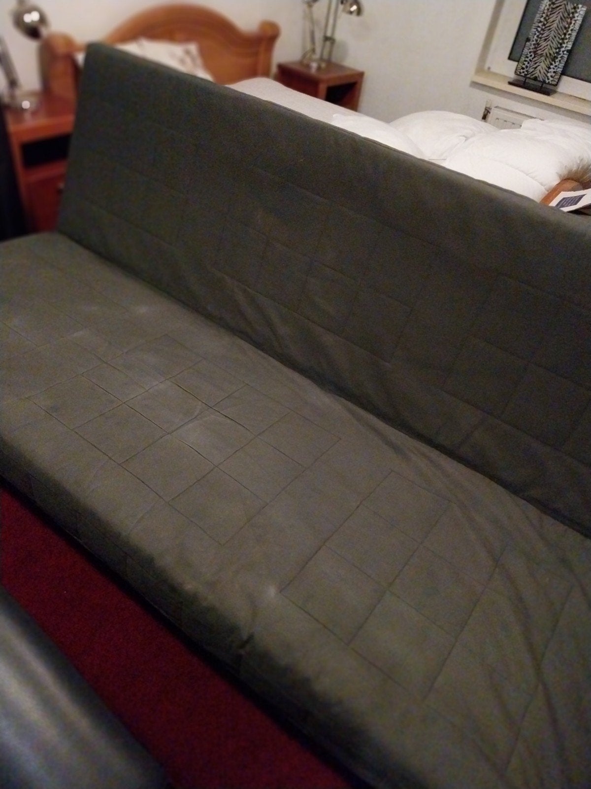 Ikea slaapbank Beddinge, lattenbodem en matras, Huis en Inrichting, Ophalen, Gebruikt, Tweepersoons, 140 cm
