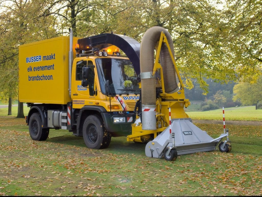 Unimog U400 met Ducker wassysteem en Trilo zuigsysteem, Gebruikt, Meer dan 160 Pk, 7500 tot 10000, Ophalen