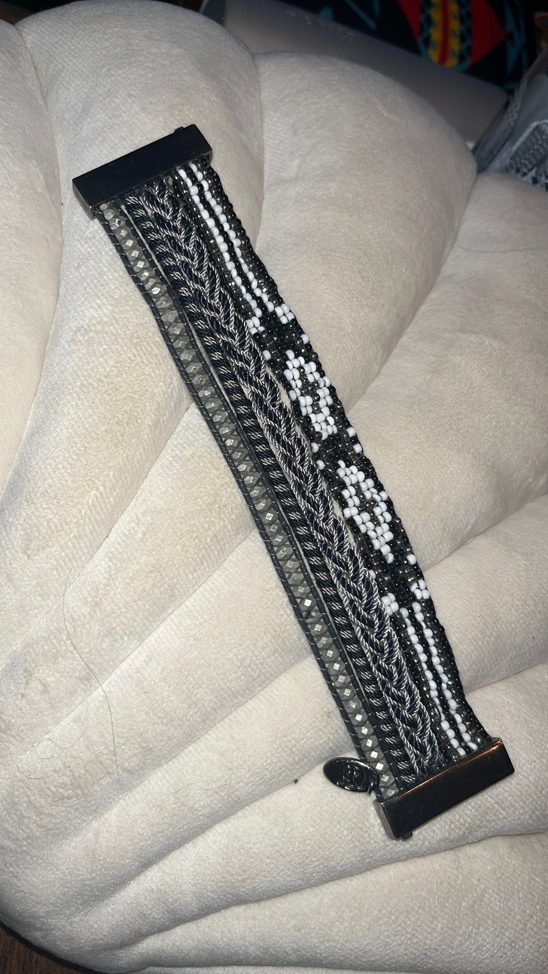 Armband, Kleding | Dames, Riemen en Ceinturen, Ophalen of Verzenden, Zo goed als nieuw, Zwart, 100 cm of meer