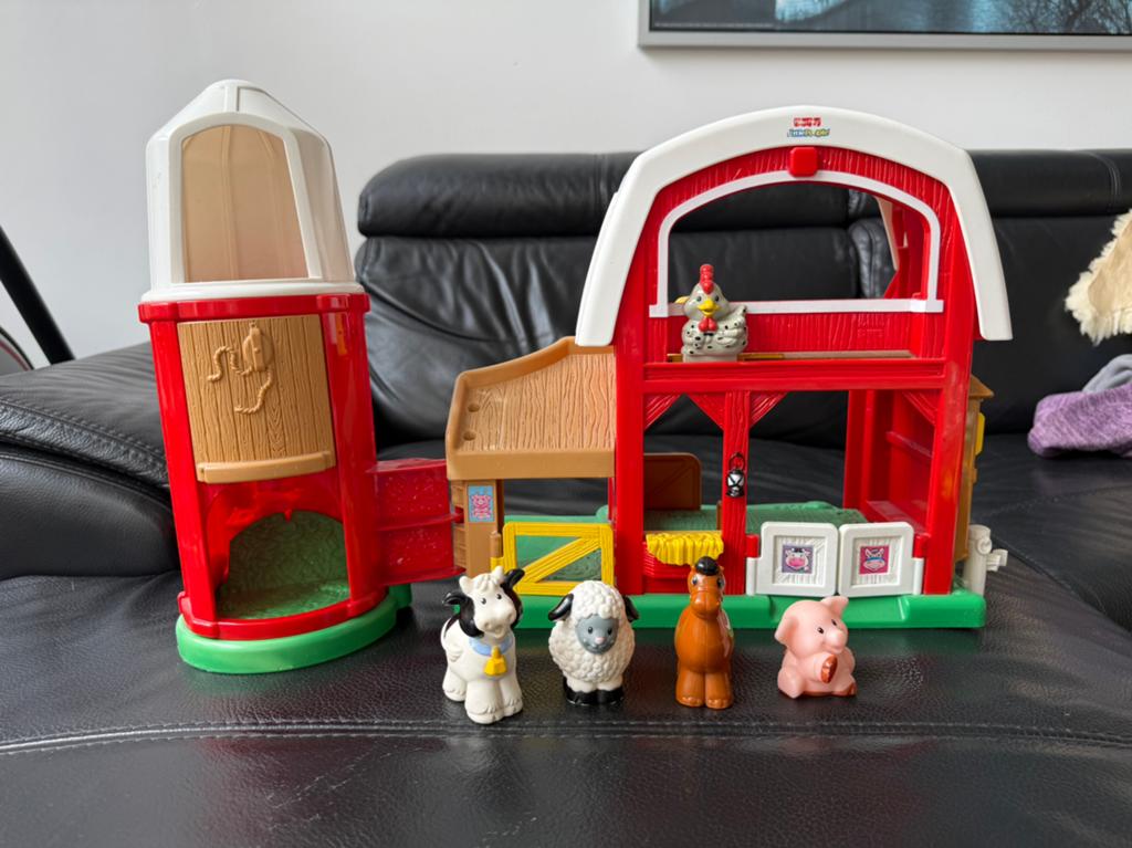 Leuke speelboerderij met dierenfiguren, Kinderen en Baby's, Speelgoed | Fisher-Price, Ophalen, Gebruikt, Speelset
