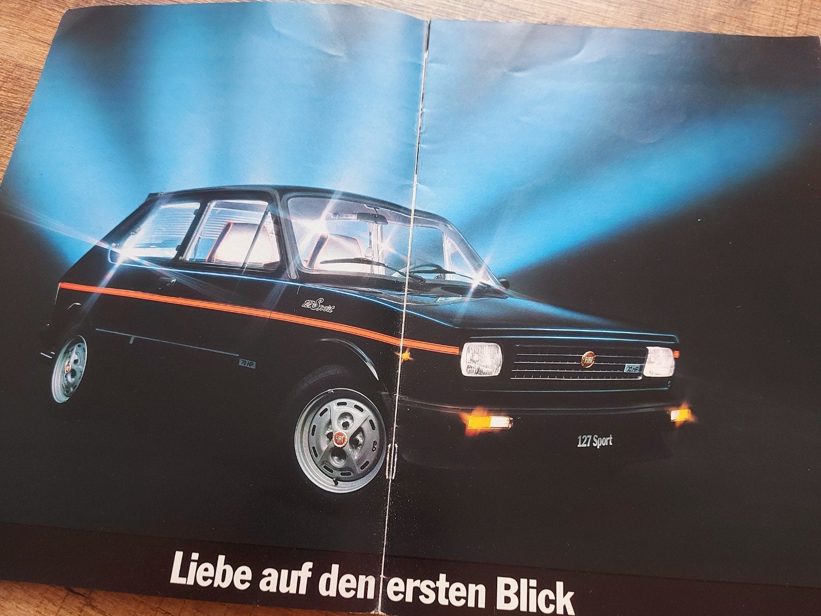 1978 Fiat 127 Sport folder + sheet, Ophalen of Verzenden, Zo goed als nieuw, Overige merken