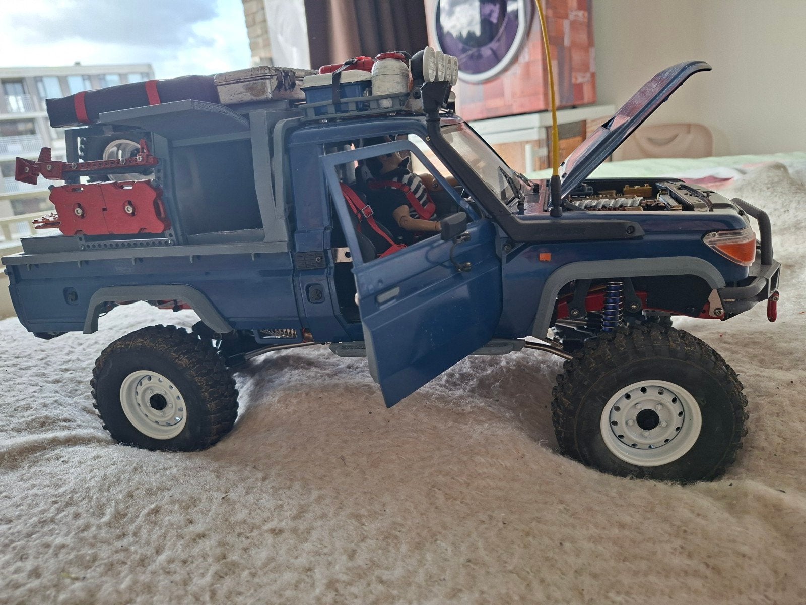 RC Toyota Land Cruiser Offroad - Zo goed als nieuw, Auto offroad, Zo goed als nieuw, Schaal 1:10, Ophalen