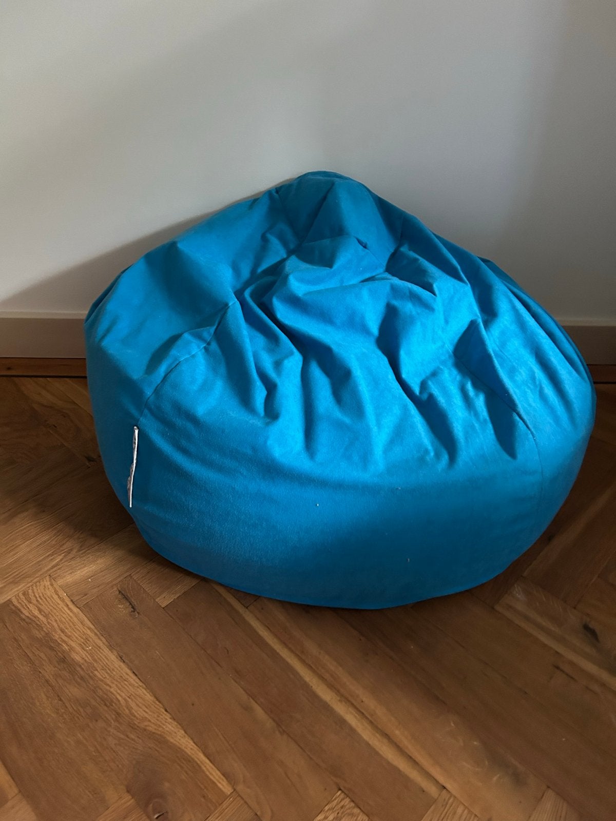 Zitzak/poef XL - Blauw, Ophalen, Gebruikt, Blauw, Zitzak