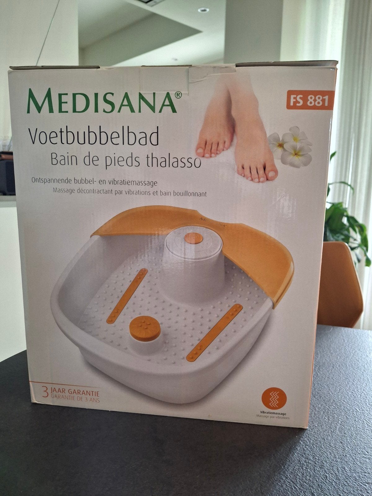 Medisana Voetbubbelbad FS 881 - Ontspannende Voetmassage, Ophalen, Zo goed als nieuw, Hand- en Voetverzorging