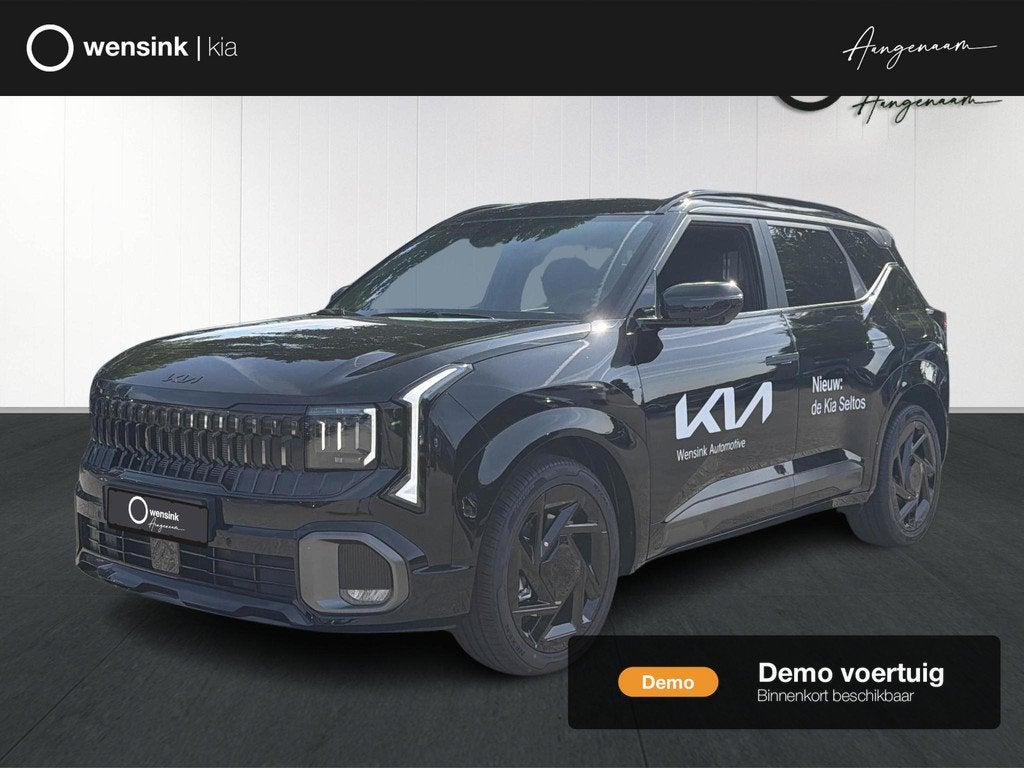 Kia Seltos 1.6T DCT7 X-Line Demo Edition | 360 Camera | Harm, Auto's, Kia, Stof, 4 cilinders, 179 pk, Zwart