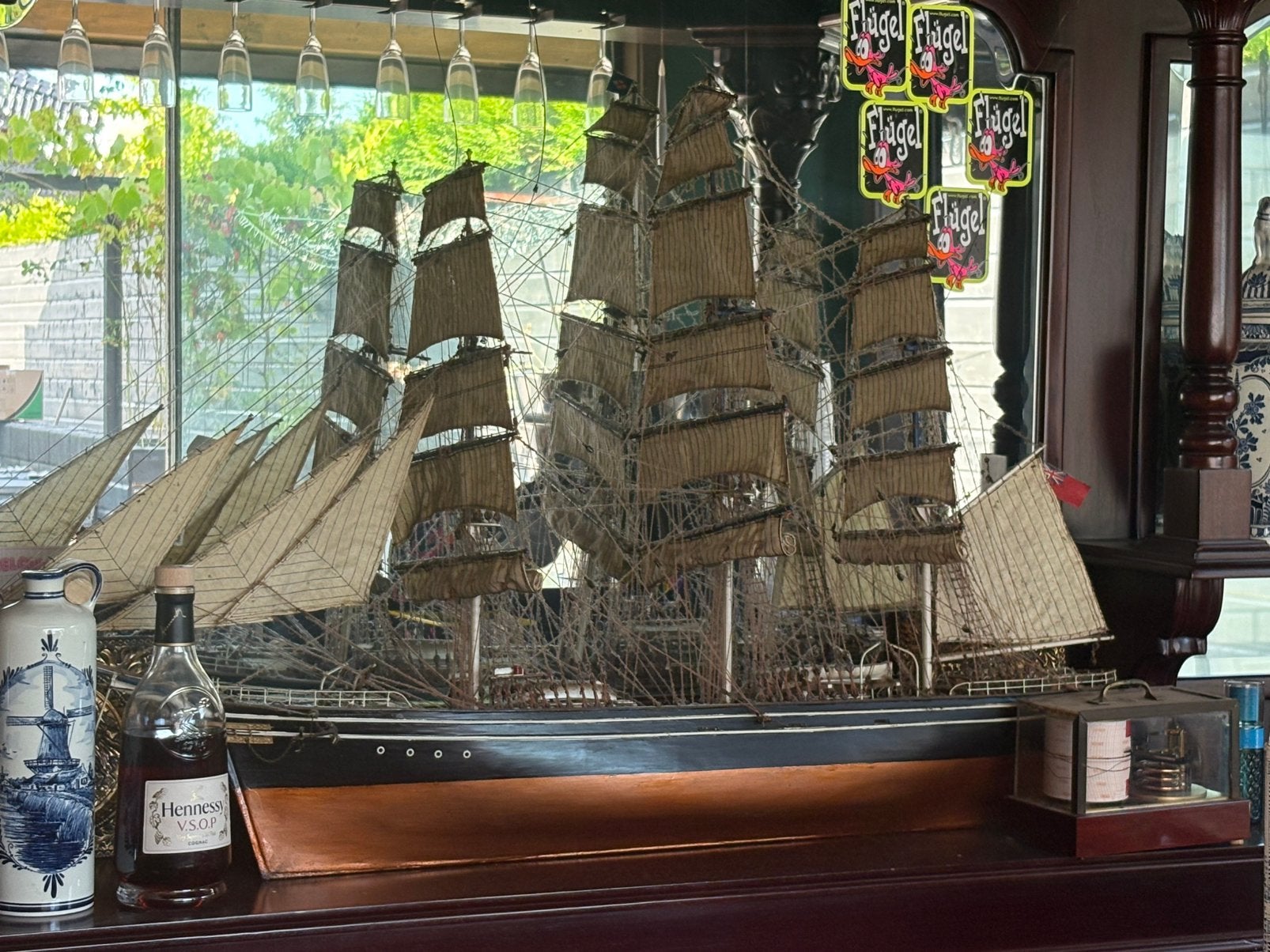 Model schip, Ophalen, Zo goed als nieuw