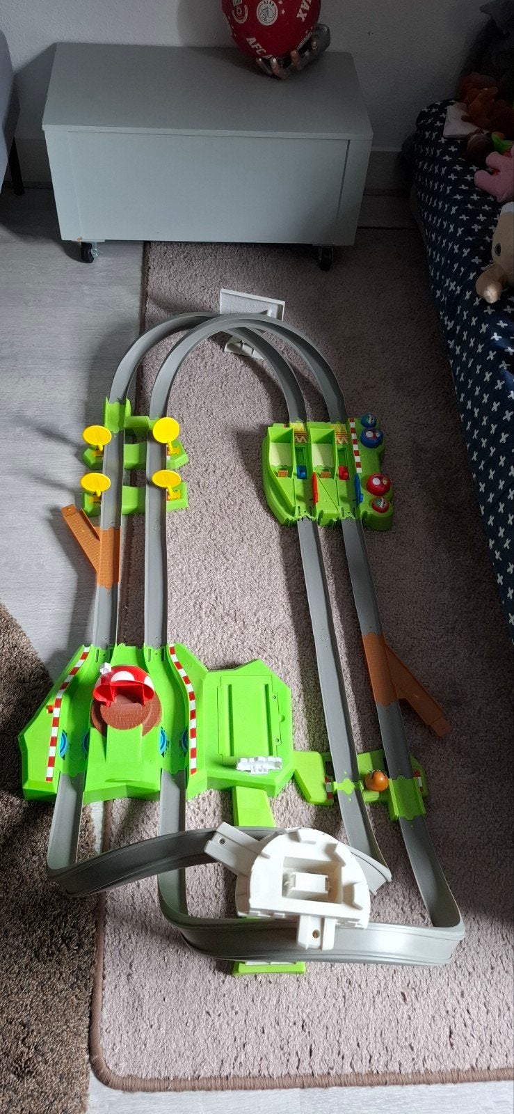 Mario kartbaan hotwheels, Ophalen, Gebruikt, Handmatig, Hot Wheels