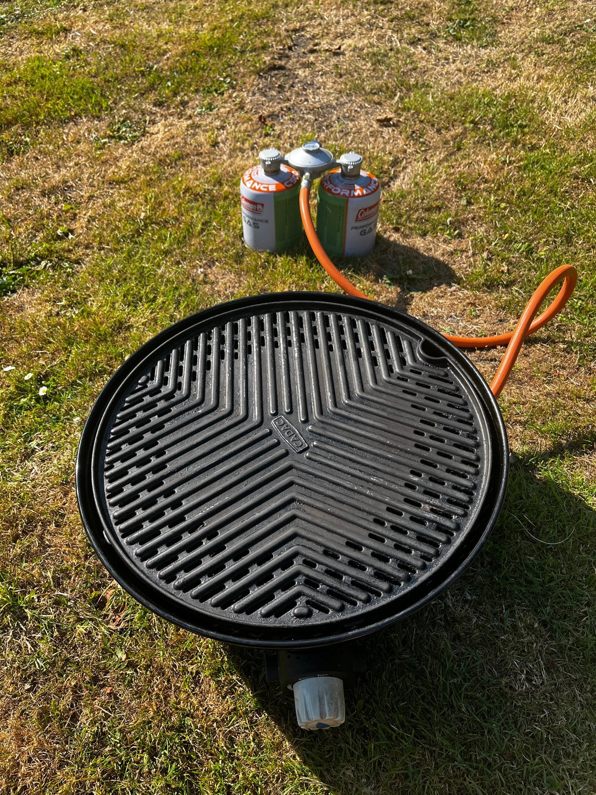 Cadac Grillo Chef 2 BBQ met gasflessen, Ophalen, Gebruikt