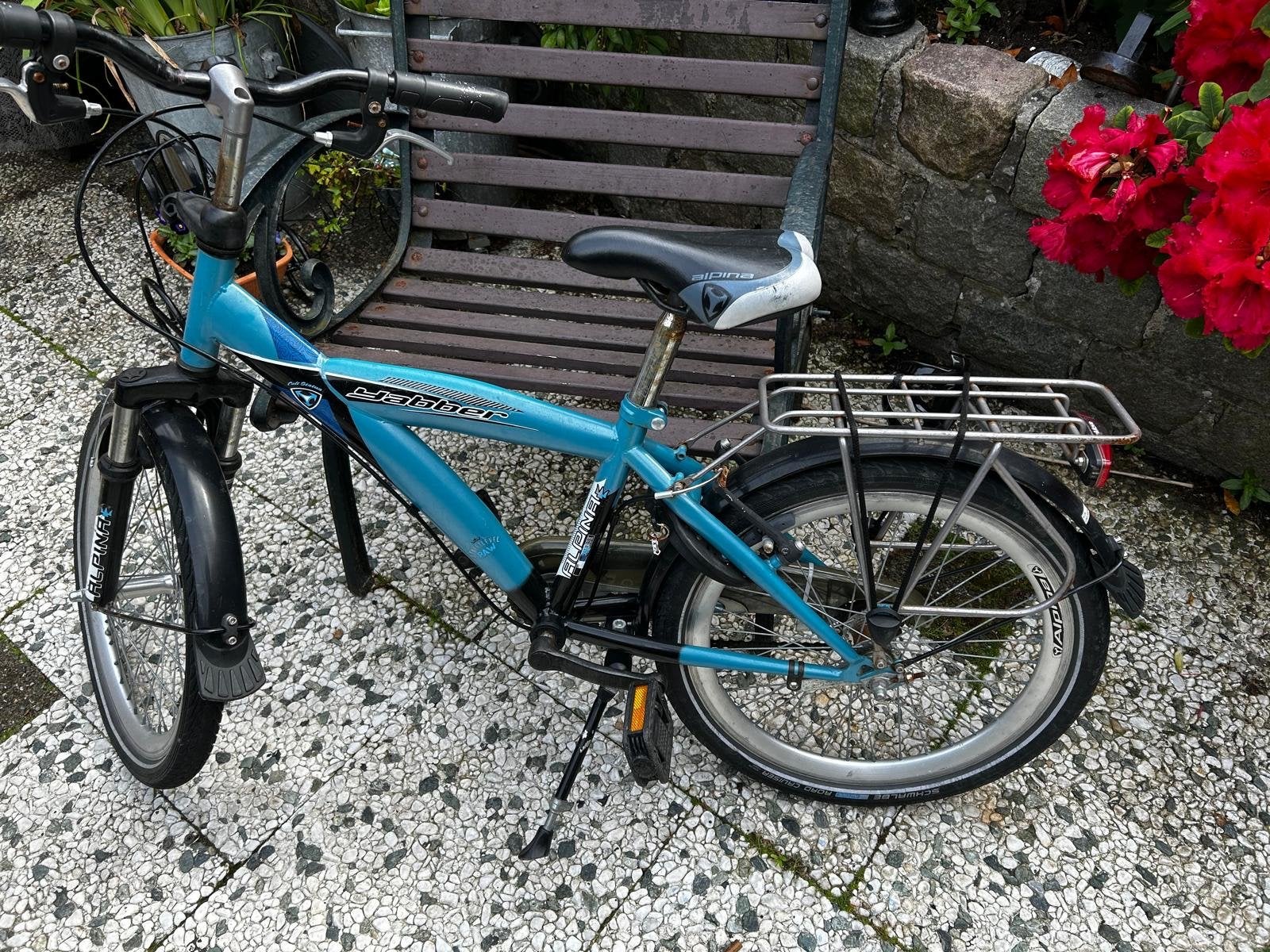 Alpina Jabber kinderfiets 20 inch, Ophalen, Gebruikt, Velgrem, 16 tot 20 inch