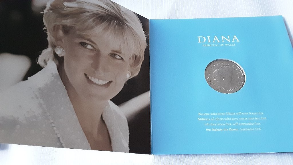 Herdenkingspenning Diana 1999, Postzegels en Munten, Penningen en Medailles, Ophalen of Verzenden, Overige materialen, Buitenland