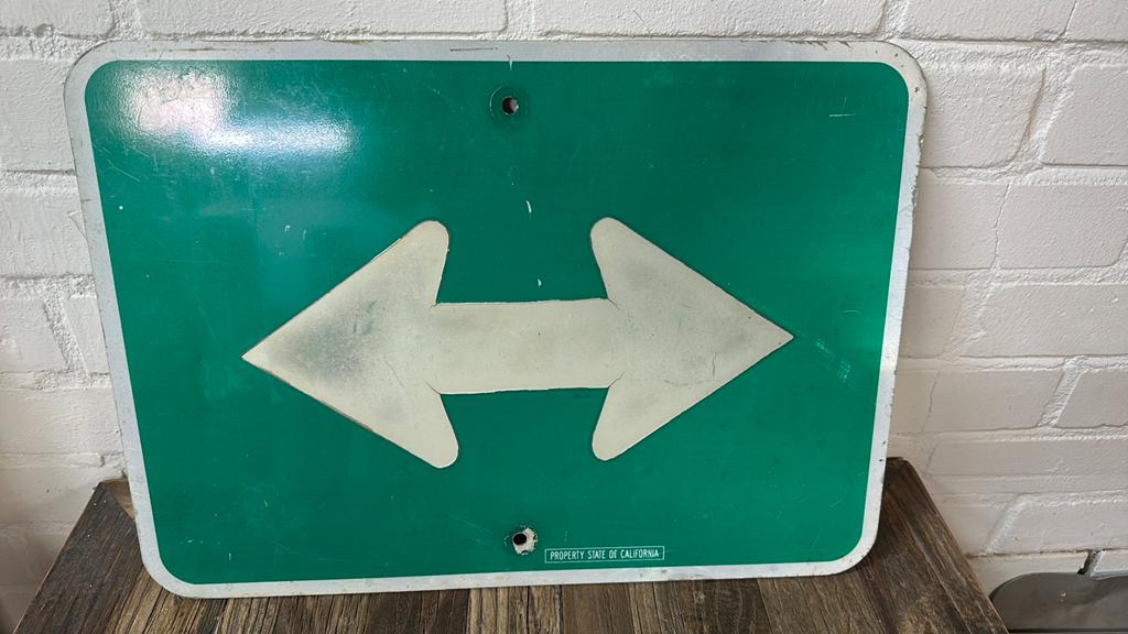 California usa highway sign bord, Ophalen, Zo goed als nieuw