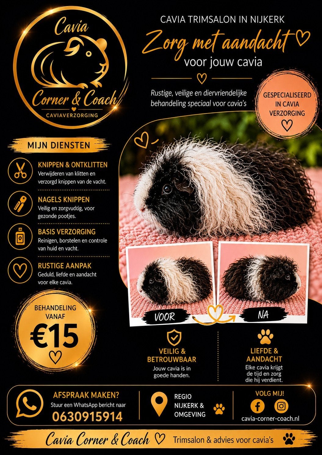 Cavia trimsalon, Mei