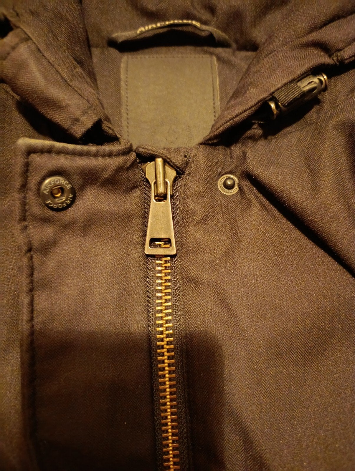 Airforce Zwarte Dames Parka Winterjas Maat M, Maat 38/40 (M), Airforce, Zwart, Ophalen of Verzenden