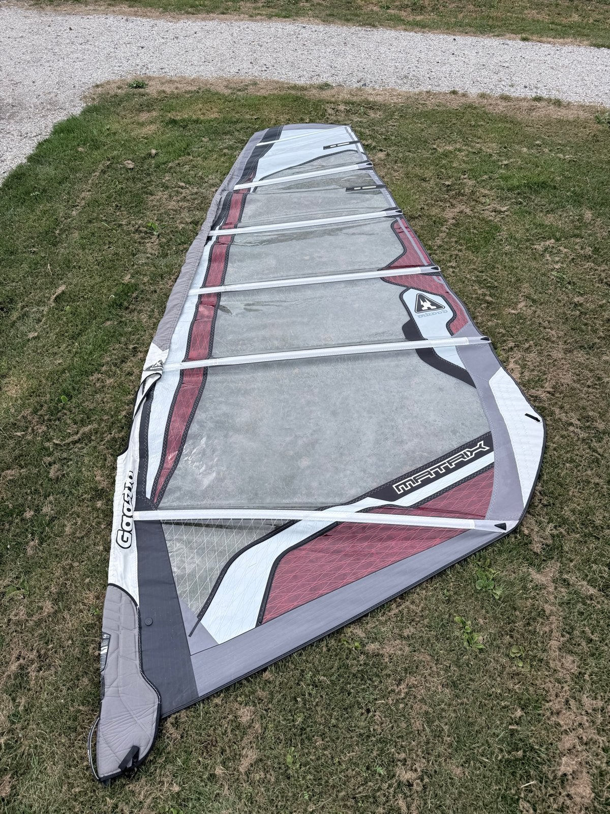 Windsurfzeil Gaastra Matrix 5.5, Ophalen, Zo goed als nieuw, Zeil