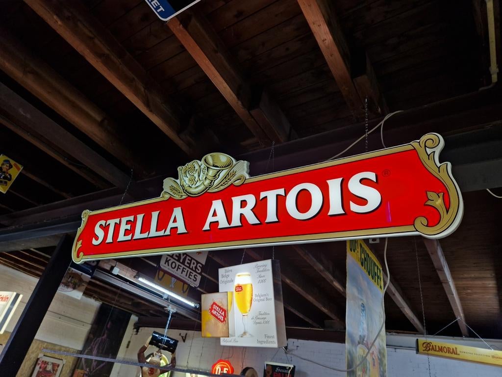 stella artois lichtbak 2.50 meter breed, Ophalen, Lichtbak of (neon) lamp