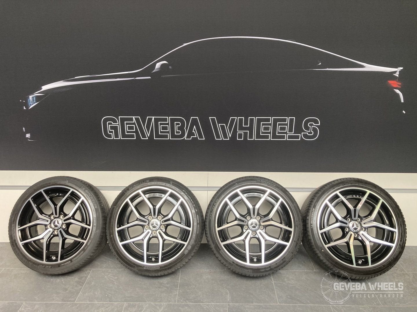 19” originele Mercedes E klasse W213 AMG velgen banden 5x112, Auto-onderdelen, Banden en Velgen, 19 inch, -, -, Banden en Velgen