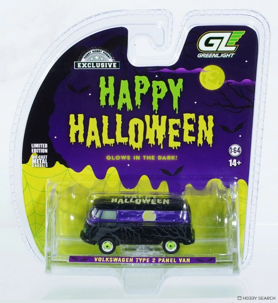VW Volkswagen bus T1 Panel Van Greenlight 1/64 Halloween, Hobby en Vrije tijd, Ophalen of Verzenden, Nieuw, Auto