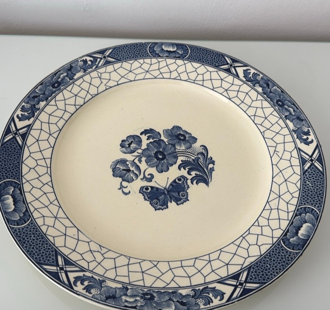 Societe Ceramique Butterfly pannenkoekbord, Ophalen of Verzenden