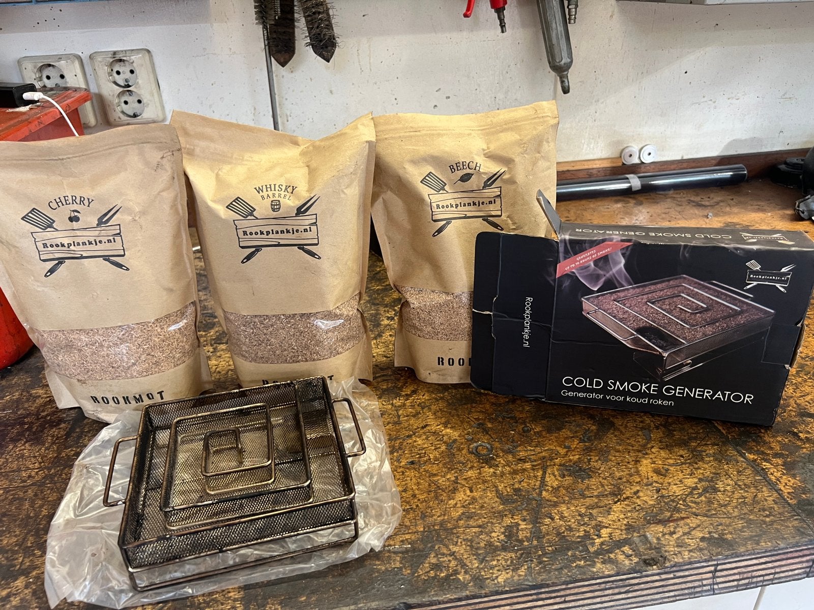 Gold Smoke Generator met Rookmot, Tuin en Terras, Ophalen of Verzenden, Gebruikt