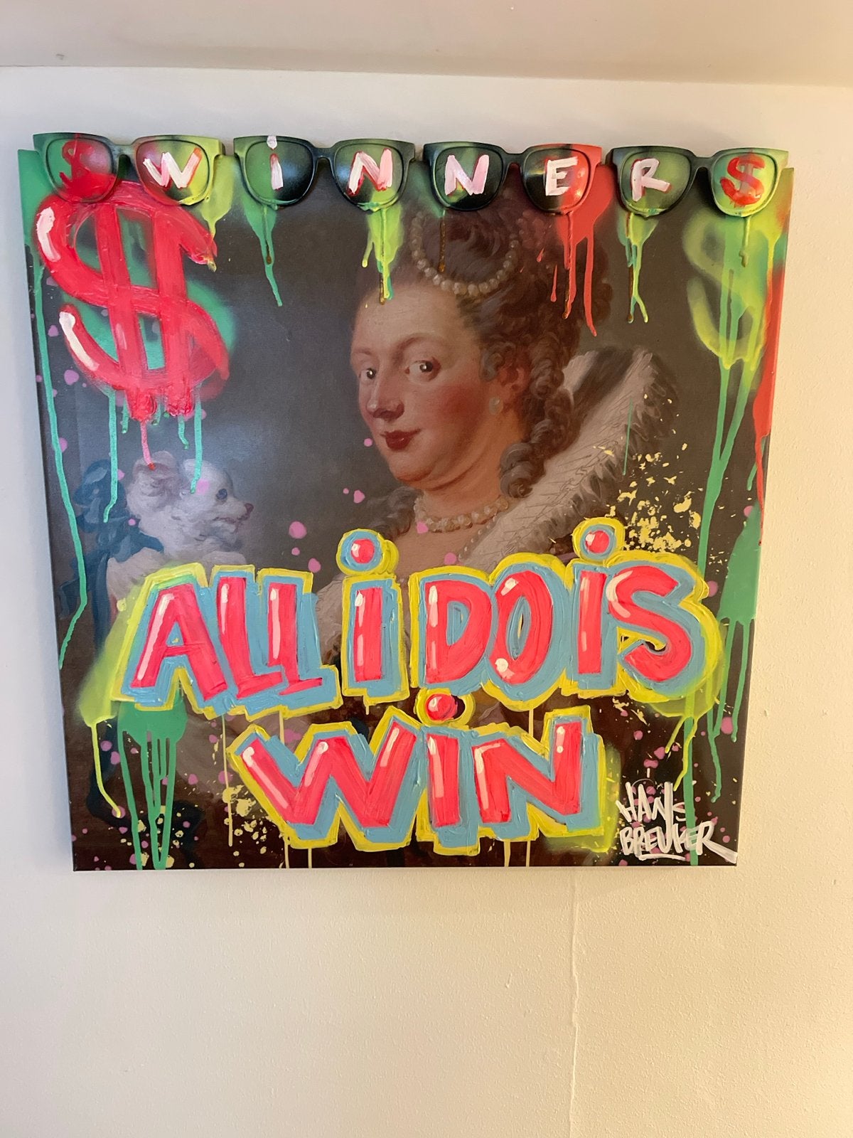 Hans Breuker - All I Do Is Win (Pop Art), Ophalen of Verzenden