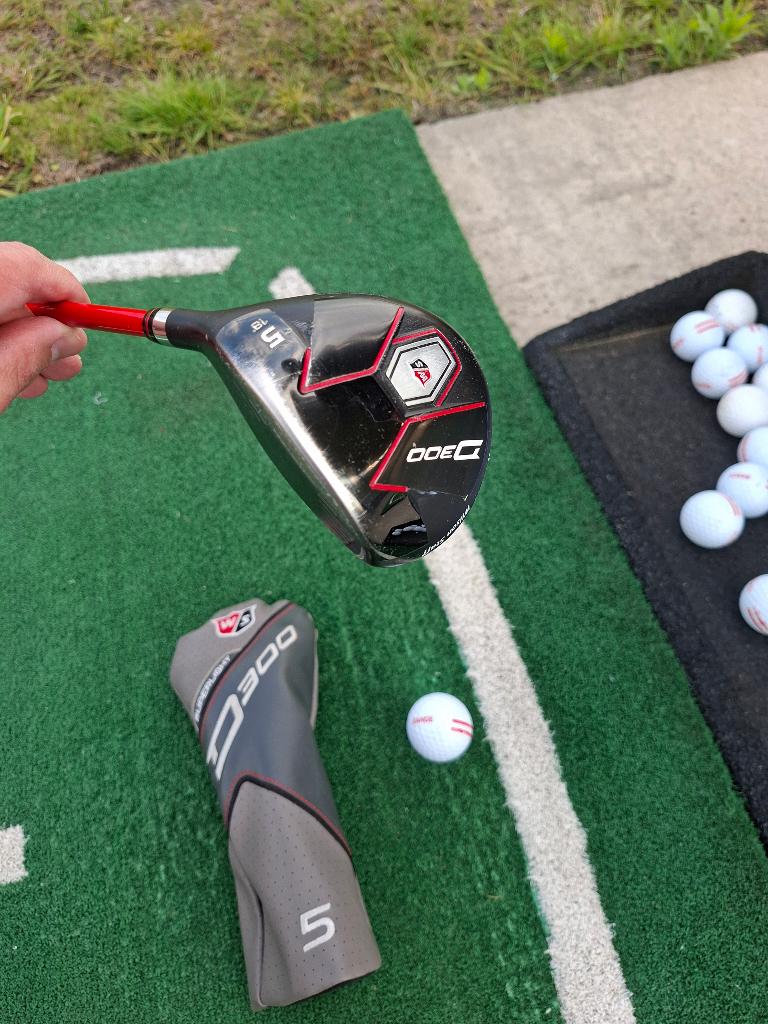 Wilson D300 Houten 5 - 18 graden met headcover, Ophalen of Verzenden, Gebruikt, Club, Overige merken