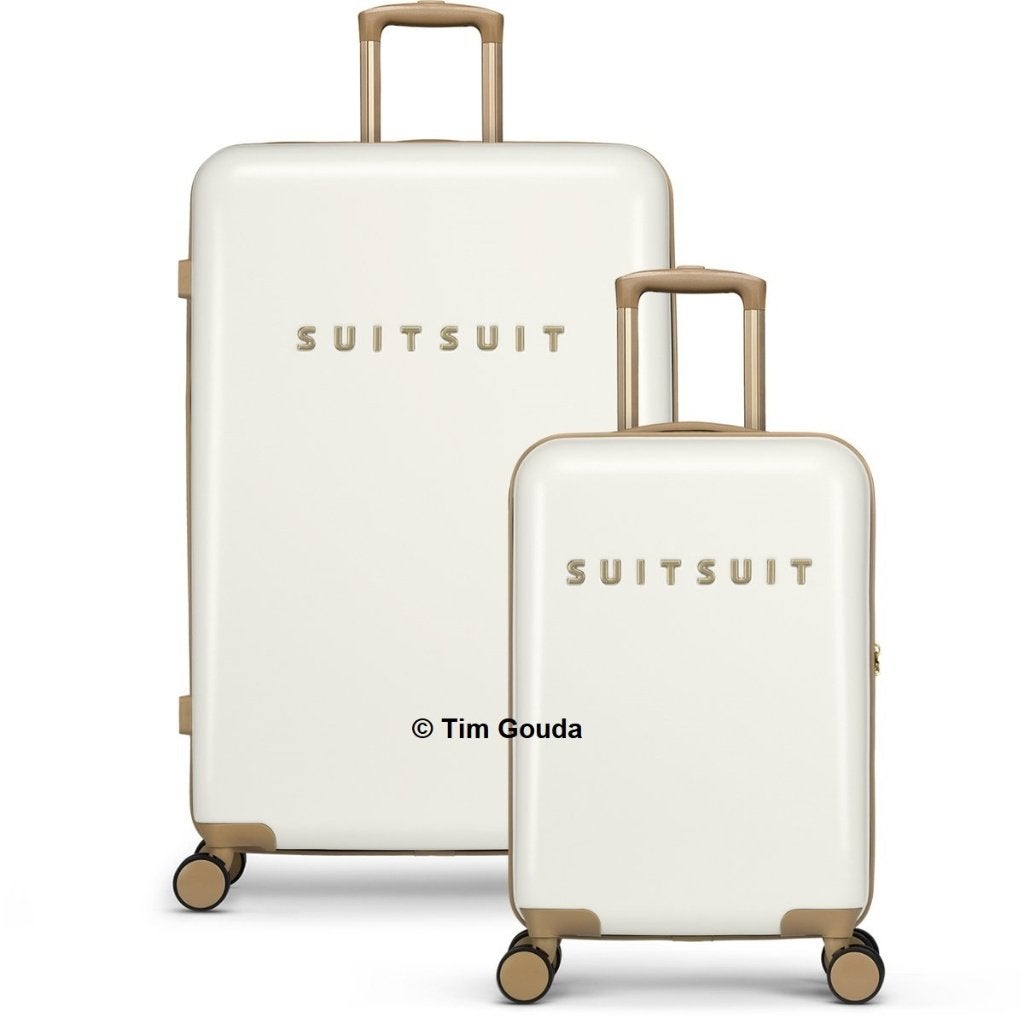 ✅ SUITSUIT Fusion White Swan Duo Set (55/76 cm) - NIEUW, Hard kunststof, 45 tot 55 cm, Nieuw, Ophalen of Verzenden
