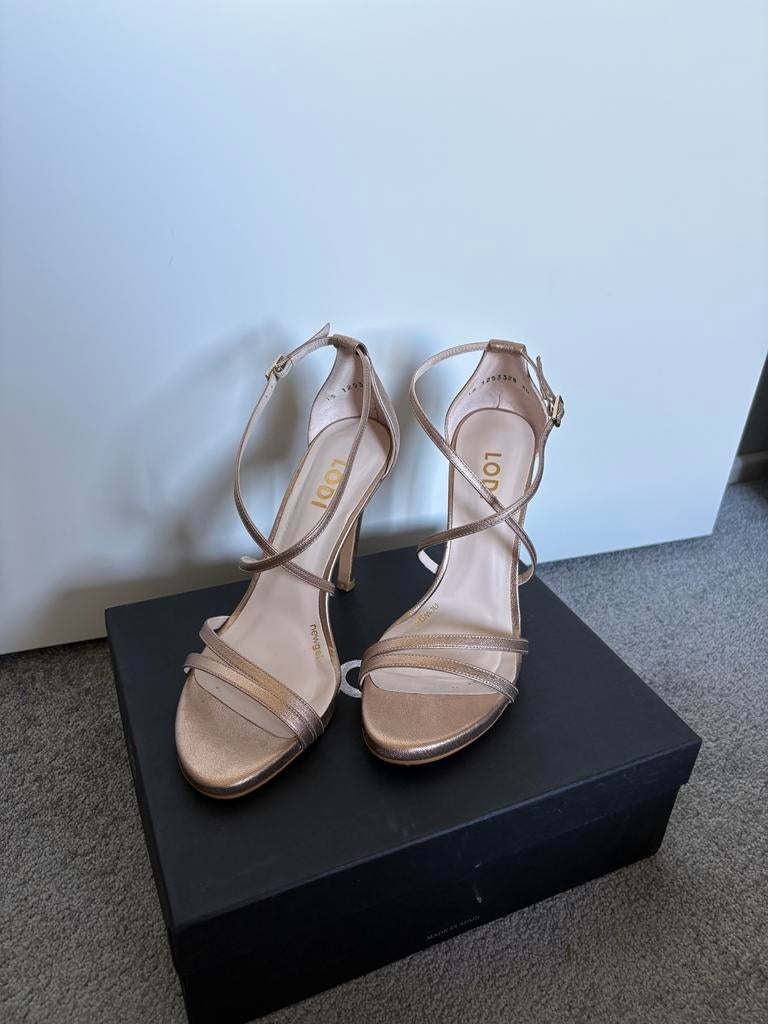 Elegante Lodi Hakken - Roségoud, Kleding | Dames, Schoenen, Zo goed als nieuw, Sandalen of Muiltjes, Overige kleuren, Ophalen of Verzenden