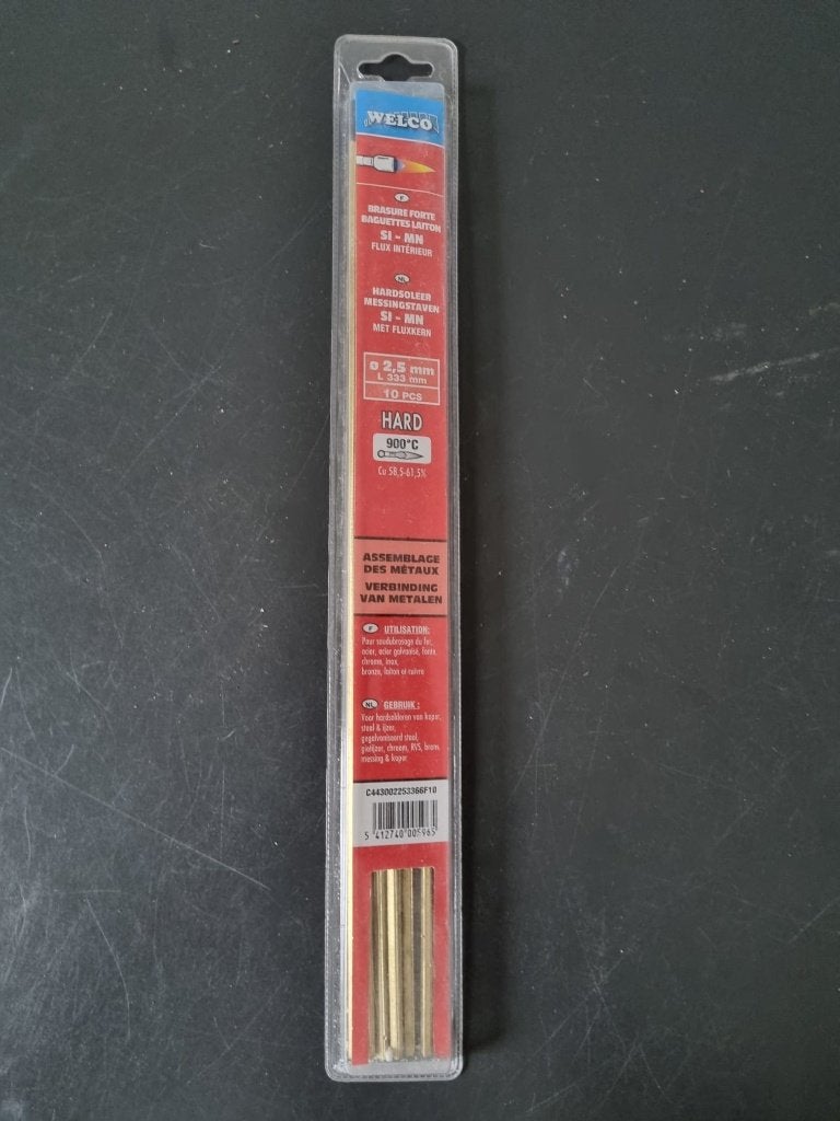Welco hardsoldeerstaven 2,5 mm, Ophalen of Verzenden, Nieuw