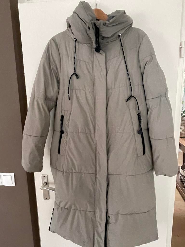 District winterjas - Slechts 1 seizoen gedragen, Kleding | Dames, Jassen | Winter, Zo goed als nieuw, Groen, Ophalen of Verzenden