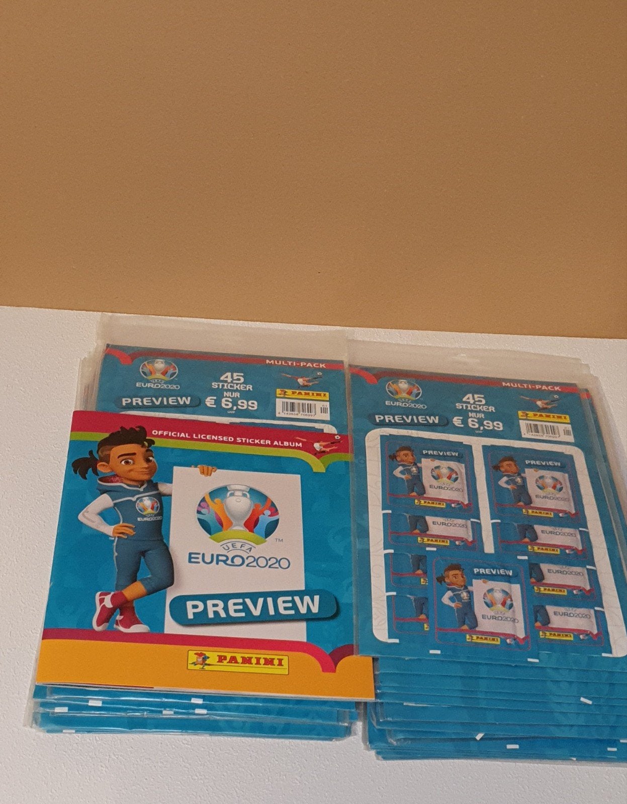 Panini Euro 2020 preview - 20x multipack + album, Ophalen of Verzenden